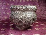 Kashmiri Silver pot pourri Bowl