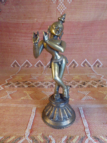 19th century Bronze Krishna Gopala
