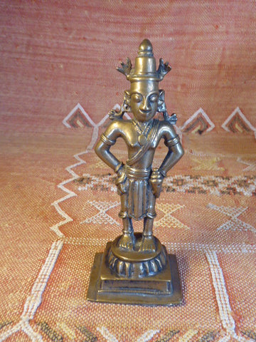 19th century Bronze of Vishnu