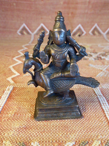 18th century Bronze of Kartikeya
