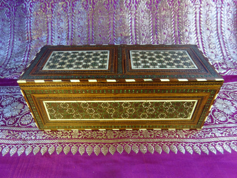 19th Century Iranian Khatam Kari box