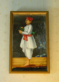 Three 19th Century Company School Mica Paintings
