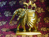 Brass Jaipuri Elephant with Howdah C1920