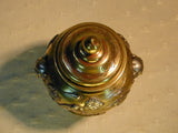 Antique Japanese Silver & Gold plate Pot & Cover