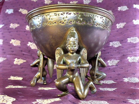 Early 20th c Garuda Libation Bowl